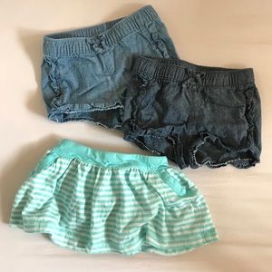 ❤️❤️SOLD❤️❤️ Shorts and skirt with bloomers